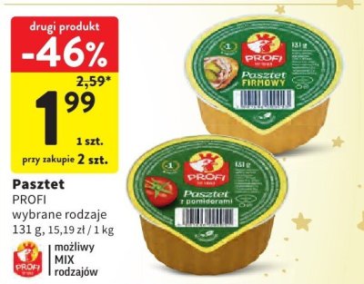 Ser PROFI wybrane rodzaje promocja w Intermarche