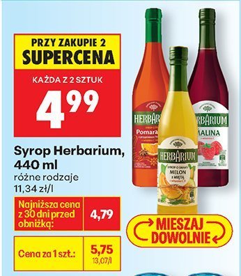 Syrop, 440 ml, różne rodzaje promocja w Biedronka