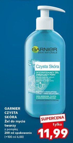 Żel oczyszczający przeciw zaskórnikom Garnier czysta skóra promocja