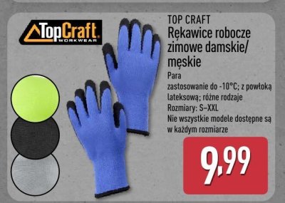 Rękawice robocze zimowe damskie/męskie  promocja w Aldi