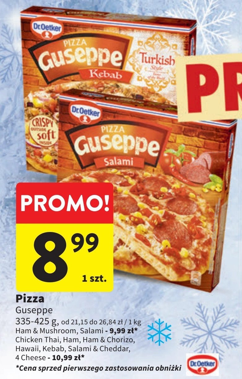 Pizza kebab Dr. oetker guseppe promocja