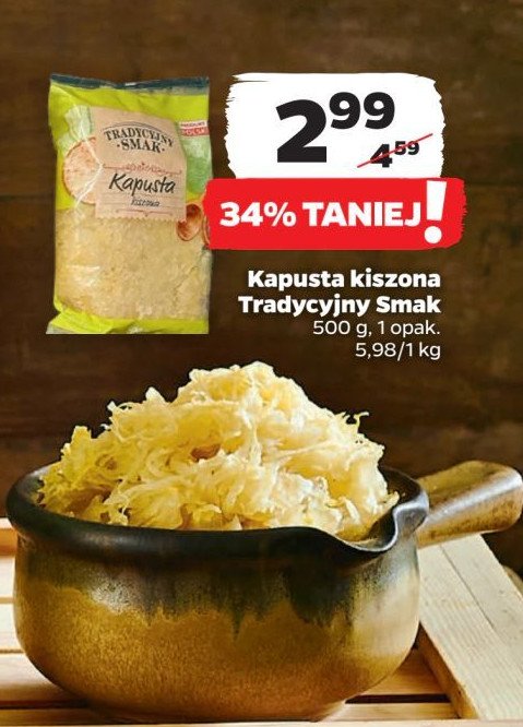 Kapusta kiszona Tradycyjny smak promocja