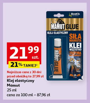 Klej mamut BOSTIK promocja