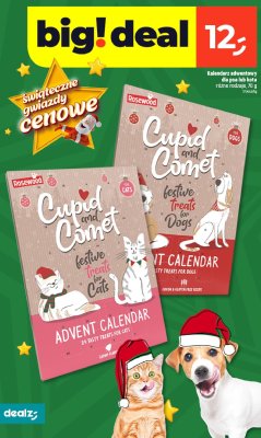 Kalendarz adwentowy dla psa lub kota Rosewood różne rodzaje, 70 g promocja w Dealz