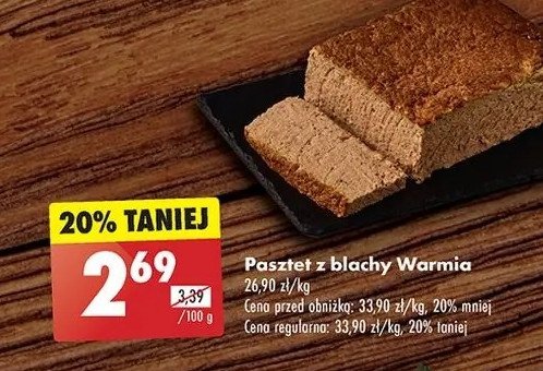 Pasztet z blachy Warmia promocja