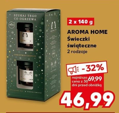 Świeczki świąteczne 2 rodzaje promocja w Kaufland
