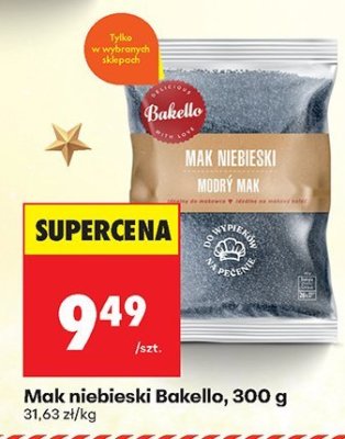 Mak niebieski 300 g promocja w Biedronka
