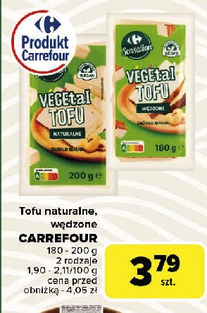 Tofu wędzone Carrefour sensation promocja