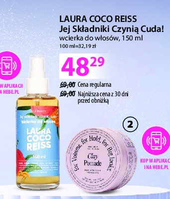 Wcierka do włosów Laura coco reiss promocja w Hebe