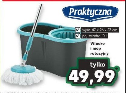 Wiadro + mop rotacyjny ewa Praktyczna promocja
