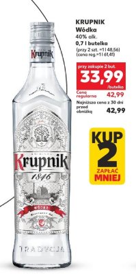 Wódka promocja w Kaufland