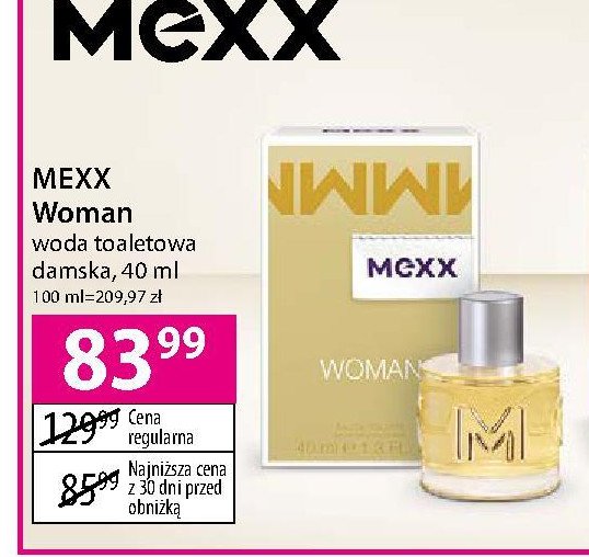 Woda toaletowa Mexx woman promocja