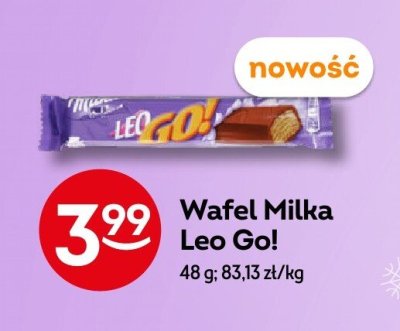 Wafel Milka Leo Go! promocja w Żabka