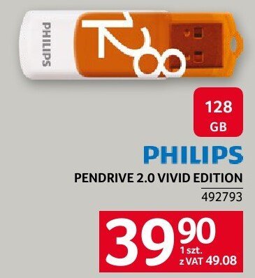 Pendrive PHILIPS 2.0 VIVID EDITION promocja w Selgros