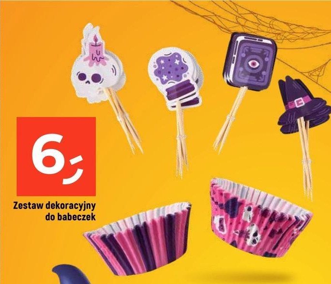 Zestaw dekoracji do babeczek promocja w Dealz