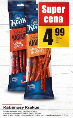 Kabanosy Krakus promocja w Supeco