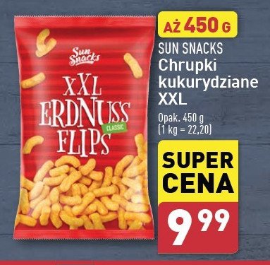 Chrupki xxl kukurydziane z mielonym orzeszkami ziemnymi promocja