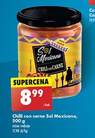 Chili con carne Sol mexicano promocja