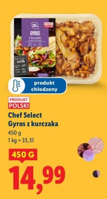 Gyros z kurczaka  promocja w Lidl