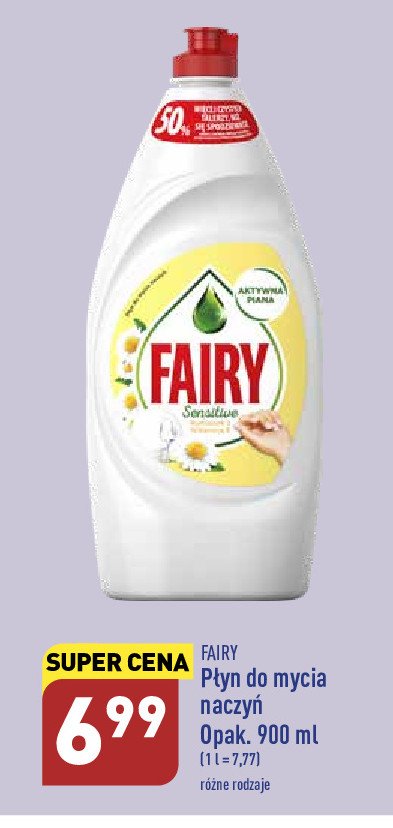 Płyn do mycia naczyń chamomile Fairy promocje
