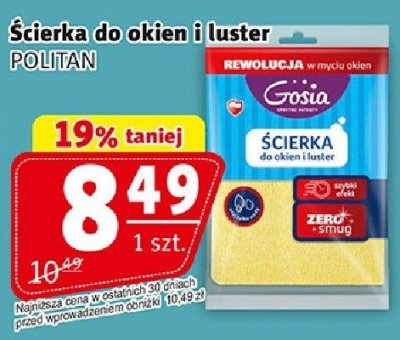 Ścierka do okien i luster promocja w Prim Market