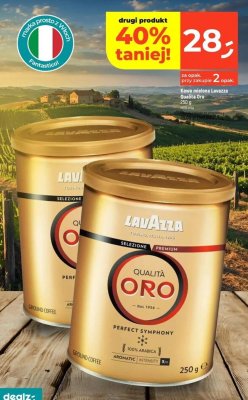 Kawa mielona Lavazza Qualità Oro 250g promocja w Dealz
