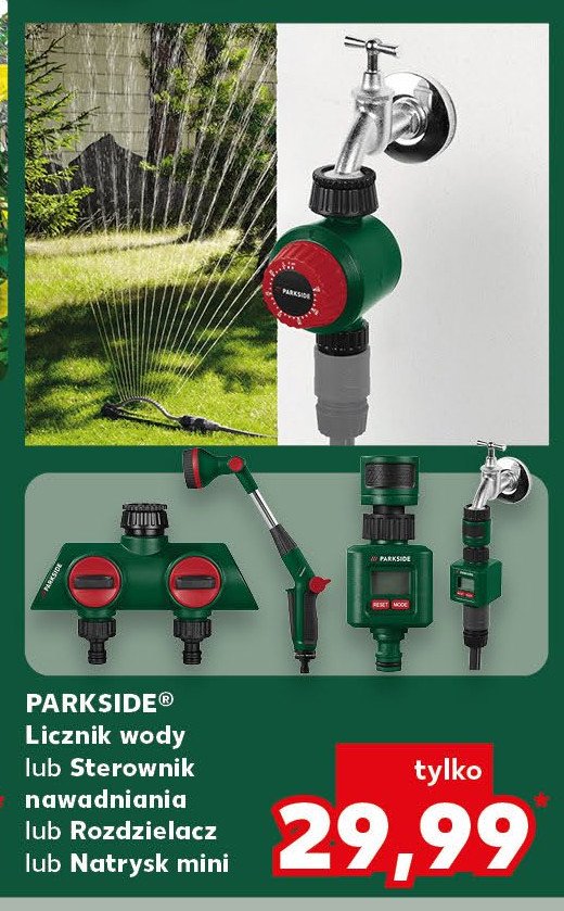 Natrysk uniwersalny mini Parkside promocja w Kaufland
