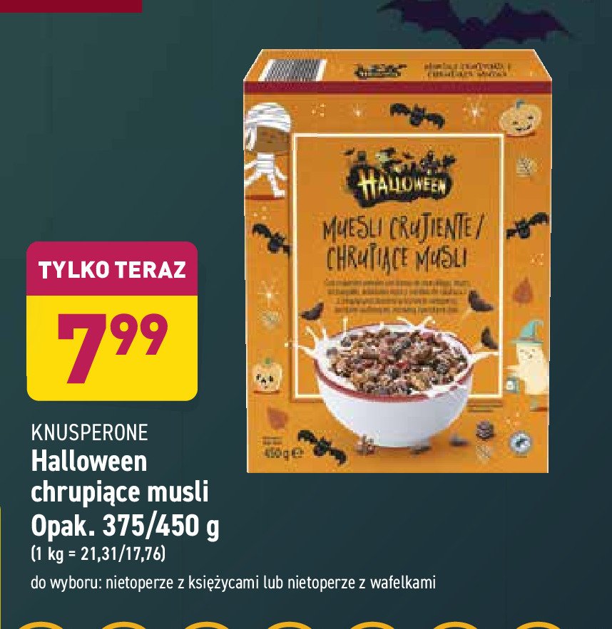 Musli halloween Knusperone promocja