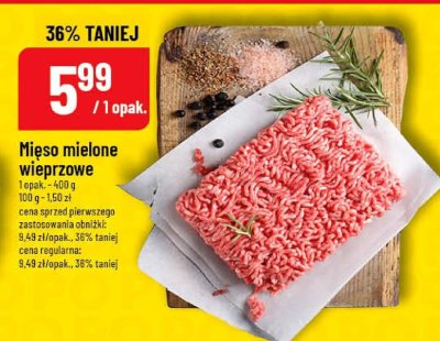 Mięso mielone wieprzowe promocja w POLOmarket