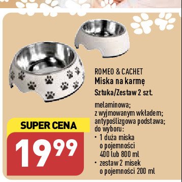 Miska dla psa 800 ml ROMEO & CACHET promocja