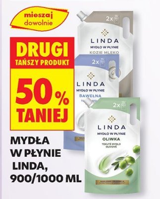 Mydło w płynie Linda, 900/1000 ml promocja w Biedronka