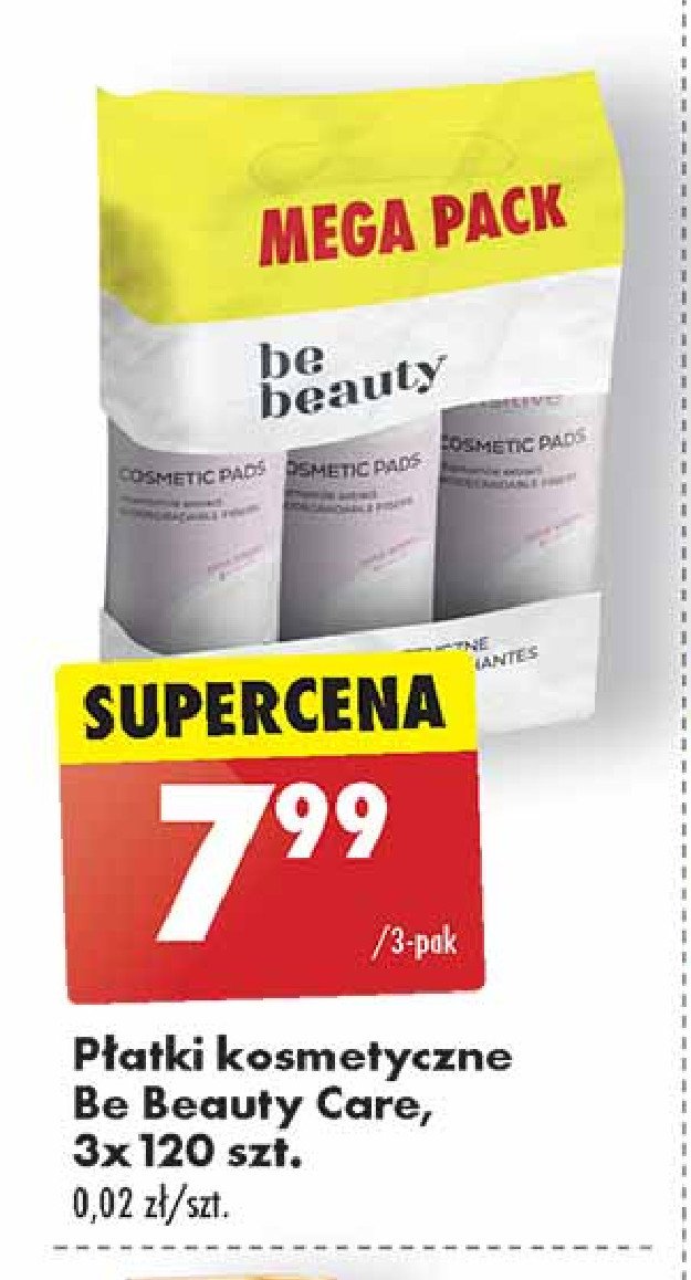 Płatki kosmetyczne soft touch Be beauty Be beauty care promocja