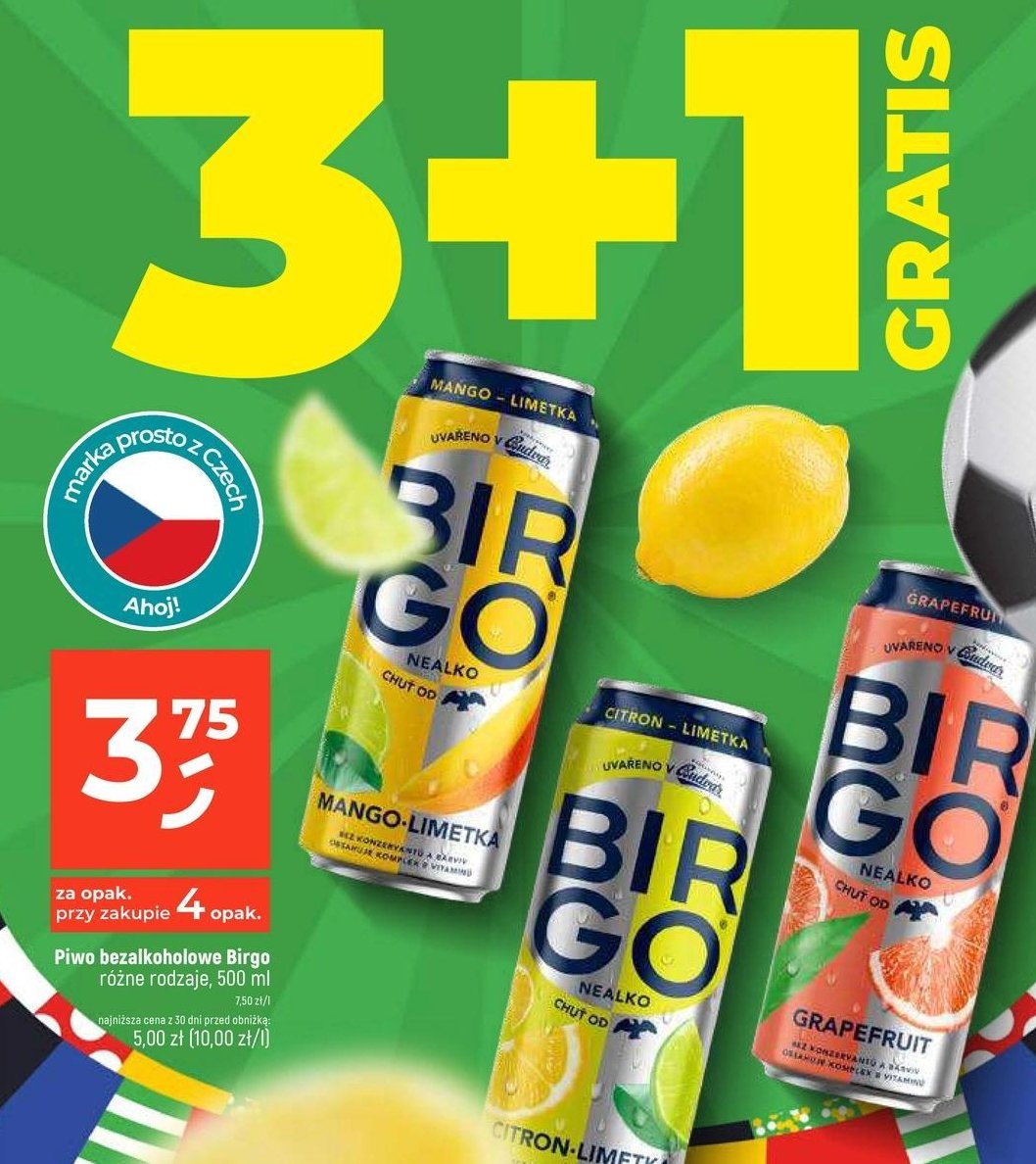 Piwo Birgo mango- limetka promocja