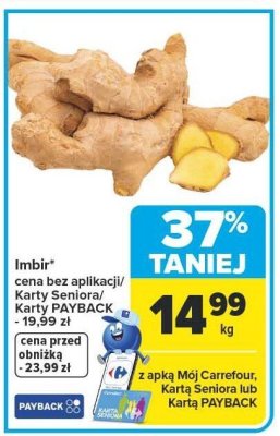Imbir promocja w Carrefour Market