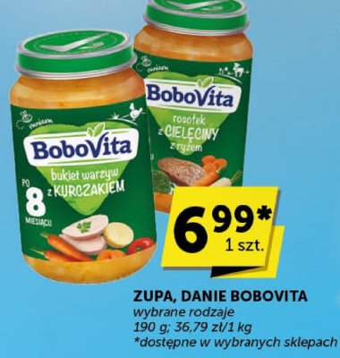 Zupa, danie BoboVita wybrane rodzaje promocja w Euro Sklep