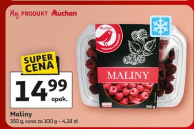 Maliny promocja w Auchan