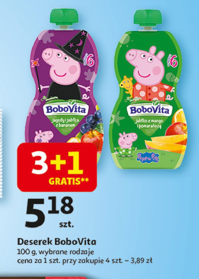 Mus jab艂ko z mango i pomara艅cz膮 Bobovita promocja