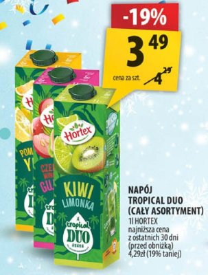 Napój Tropical Duo (cały asortyment) promocja w Arhelan