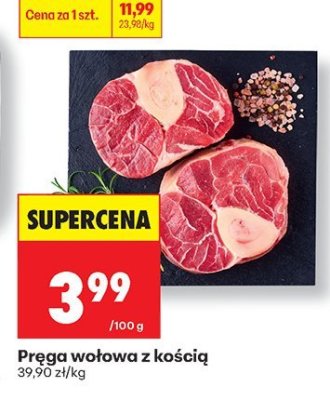 Pręga wołowa z kością promocja w Biedronka