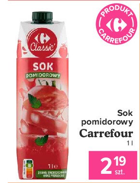 Sok pomidorowy Carrefour promocja