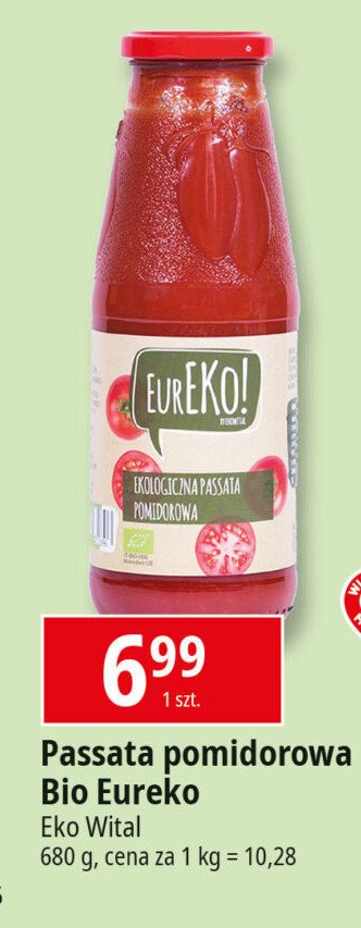 Passata pomidorowa Eureko! promocja w Leclerc