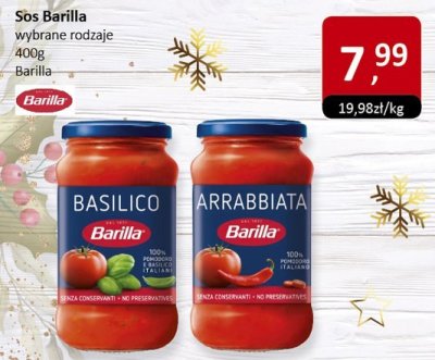 Sos Barilla wybrane rodzaje promocja w Market Point