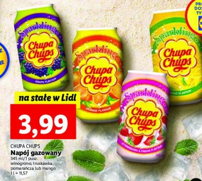 Napój strawberry Chupa chups promocja