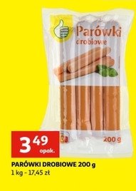 Parówki drobiowe Podniesiony kciuk promocja