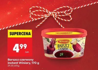 Barszcz czerwony instant  promocja w Biedronka