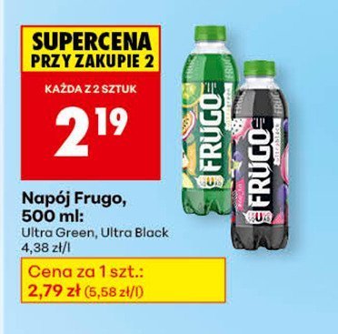 Napój Frugo, 500 ml Ultra Green promocja w Biedronka
