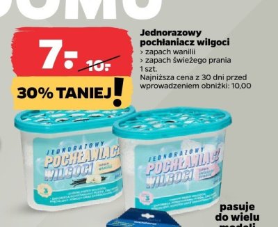 Jednorazowy pochłaniacz wilgoci zapach wanilii promocja w Netto