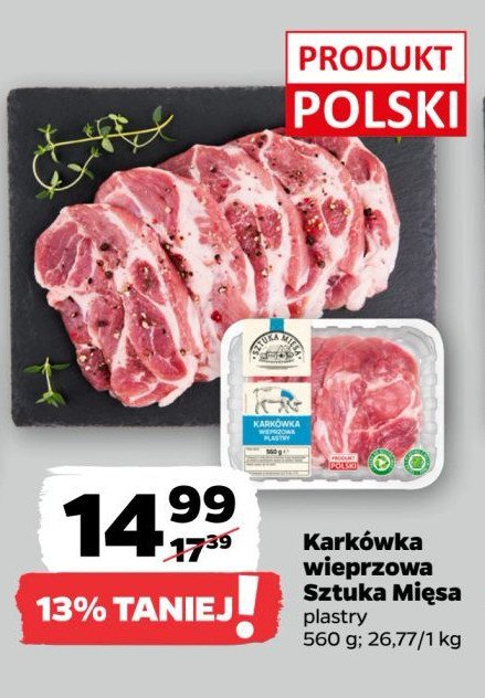 Karkówka wieprzowa plastry promocja