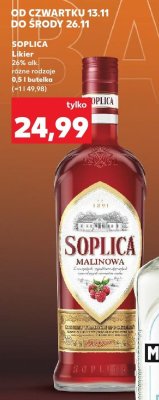 Likier Soplica różne rodzaje promocja w Kaufland