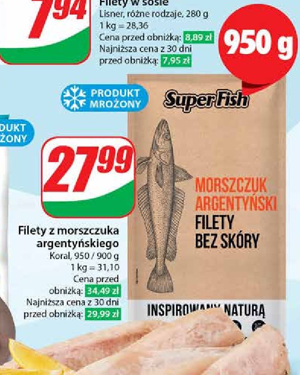 Filet z morszczuka argetyńskiego Superfish promocja